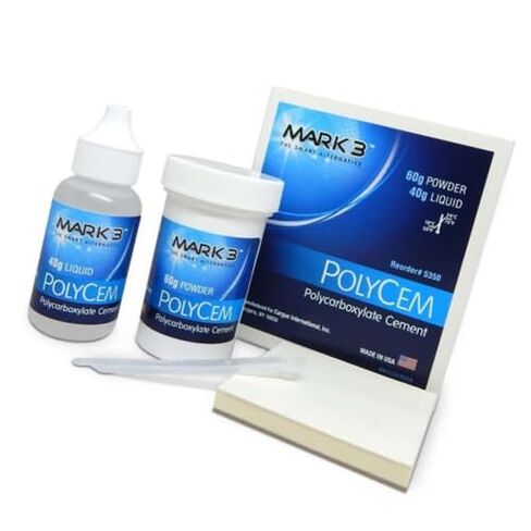Mark3 5350 PolyCem Polycarboxylate Cement 60gm Powder & 40gm Liquid in Kuwait