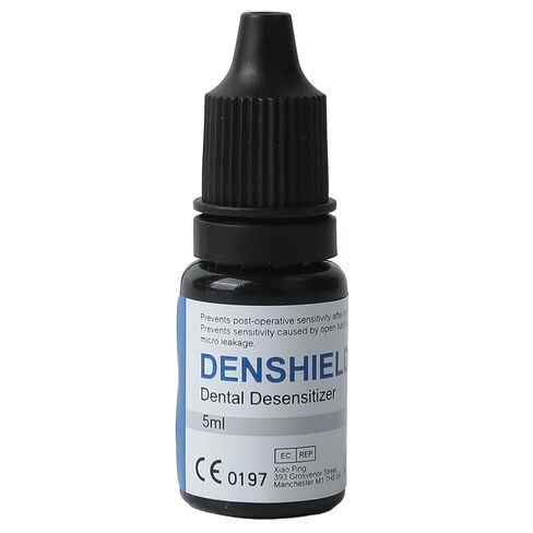 Dentex DENSHIELD Dental Desensitizer, 5 ml with Applicator Brushes, Professional Dental Desensitizing Formula for Chairside Sensitivity Care, Dental Desensitizer Set in Kuwait