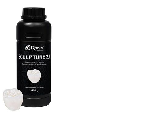 Pac-Dent 23894 Rodin Sculpture 2.0 3D Printing Resin A2 600gm Bottle in Kuwait