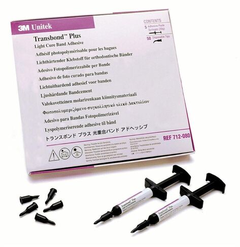 3M ESPE 712-080 Unitek TransBond Plus Light Cure Band Adhesive Syringe Kit in Kuwait
