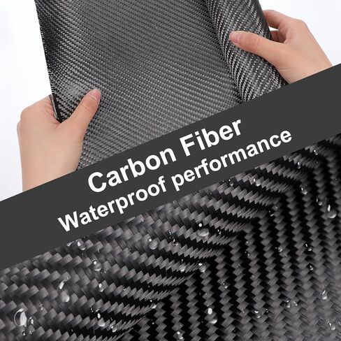 10ft x 12in Carbon Fiber Fabric Roll Black Carbon Fiber Sheet 2 x 2 Twill Weave 3k/220g Carbon Fiber Wrap for Cars Structural Reinforcement on Concrete Wall Basement Boat Repair(1 Roll) in Kuwait