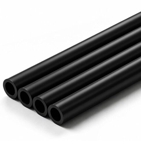 Pangda 6 Pcs Carbon Fiber Rod 6 x 4 x 1000mm Rod Black Round 6mm Hollow Matte Pole Tubing for Rc Airplane Repair DIY Craft Kite Model Remote-Controlled Airplanes Drones Project in Kuwait