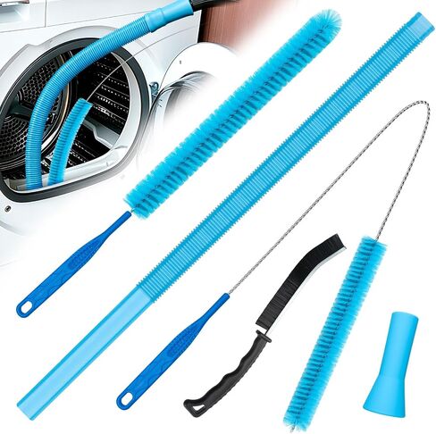 مرفق خرطوم مكنسة المجفف، طقم تنظيف فتحة التهوية، فرشاة الوبر، متجر Vac LintTrap | متوافق مع معظم المكنسة الكهربائية، تنظيف عميق مرن مقاس 30 بوصة، سهل الاستخدام، الوقاية من الحرائق، تنظيف منزلي متعدد الأغراض in Kuwait