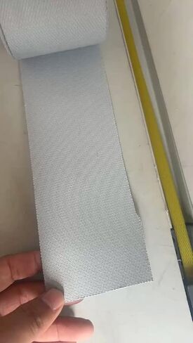 Gemmy Heart Silicone Glass Fiber Fireproof Cloth Flame-Retardant Woven Fabric Gray Single-Sided W1m*3.0mmT*L25M (W1m*3.0mmT*L25M) in Kuwait