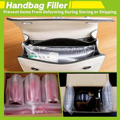 150 Count Packing Air Pillows for Shipping with Pump Inflatable Shipping Supplies Box Filler Alternative to Packing Peanuts for Size 3.54" x 7.87" in Kuwait