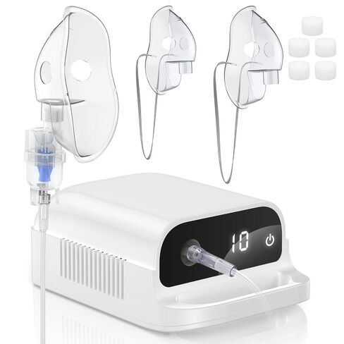 Smart Digital Display Nebulizer for Adults and Children, Nebulizer for Home Use-DN02-0519-spr-S4 in Kuwait
