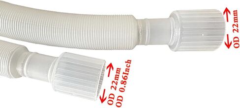 Veterinary Anesthesia Breathing Circuit - Dual Limb Corrugated Tubing with Standard 22mm Connectors & ETCO2 Sampling Port - Professional Animal Ventilator Hose for Veterinary Clinics in Kuwait