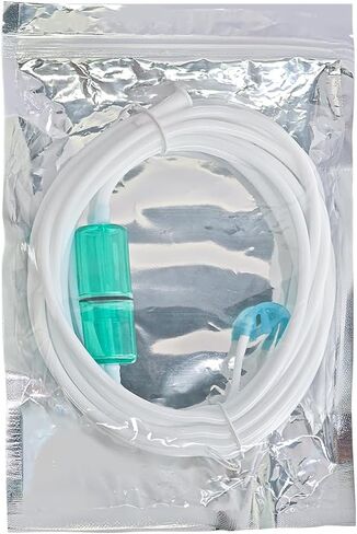 Hydrogen Oxygen Nasal Cannula - Ultra Soft & Crush Resistant Tubing, Reusable, 5 Meter (16.4 FT) Long for Home Use, Includes Green Water Trap Collector (Hydrogen Generator Sold Separately) in Kuwait