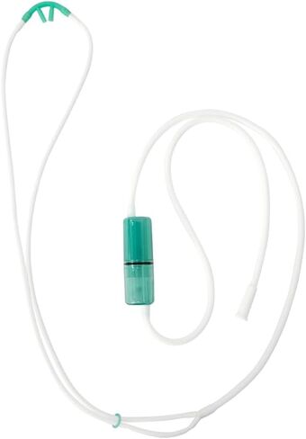 Hydrogen Oxygen Nasal Cannula - Ultra Soft & Crush Resistant Tubing, Reusable, 5 Meter (16.4 FT) Long for Home Use, Includes Green Water Trap Collector (Hydrogen Generator Sold Separately) in Kuwait