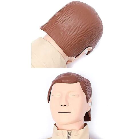 5.25ft Life Size Adult CPR Training Manikin, Professional Cardiopulmonary Resuscitation Simulation First Aid Training Medical Model for Students Education Teaching in Kuwait