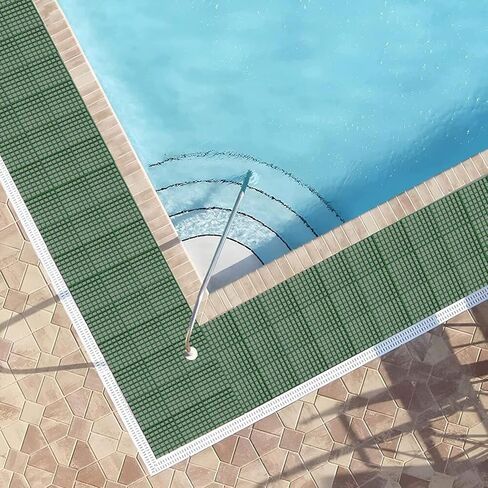 Agfabric 2x4ftx1.5in شبكة من الألياف الزجاجية مصبوبة - شبكة أرضية FRP غير قابلة للانزلاق، شبكة شبكية مقاس 1.5 بوصة × 1.5 بوصة × 1.5 بوصة، غطاء تصريف عالي التحمل لغسيل السيارات، مقاوم للحرارة/الحريق، مقاوم للتآكل، لا يصدأ، أخضر، قطعة واحدة in Kuwait
