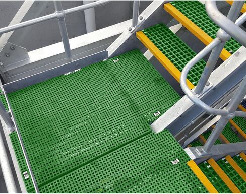 Agfabric 2x4ftx1.5in شبكة من الألياف الزجاجية مصبوبة - شبكة أرضية FRP غير قابلة للانزلاق، شبكة شبكية مقاس 1.5 بوصة × 1.5 بوصة × 1.5 بوصة، غطاء تصريف عالي التحمل لغسيل السيارات، مقاوم للحرارة/الحريق، مقاوم للتآكل، لا يصدأ، أخضر، قطعة واحدة in Kuwait