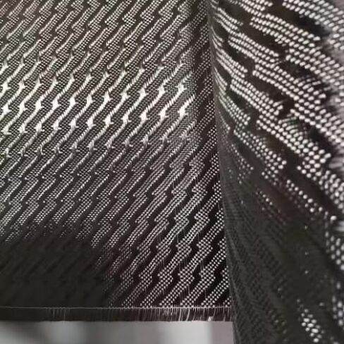 3k240g Genuine Carbon Fiber Lightning Wavy Pattern Carbon Fabric for Automotive modifications, Interior, Exterior, and Mirrors. (Black, 0.5mx1m) in Saudi Arabia