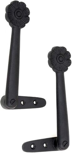 Renovators Supply Manufacturing Stair Carpet Runner Holder Clips, Aluminum, Matte Black Finish, Pack of 13, Decorative Staircase Runner Securing Hardware for Residential Staircases in Saudi Arabia