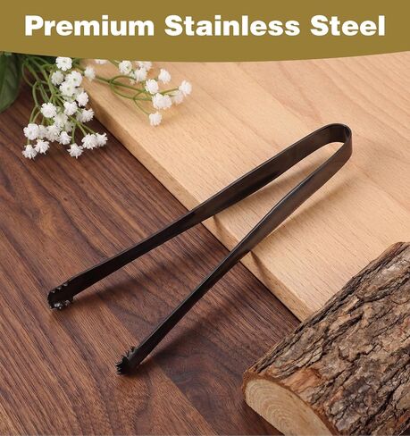 Egg Tool, Stainless Steel Egg Tool to Remove Chalaza for Eggs Remove Chalaza with Precision Grip (Black) in Kuwait