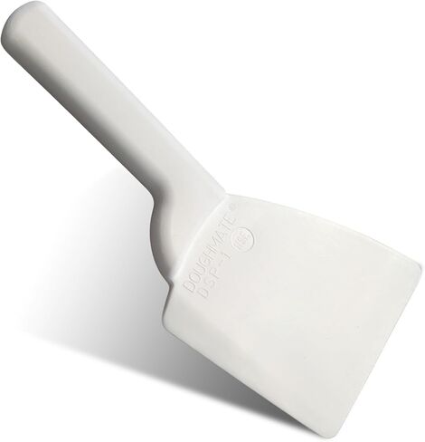 DoughMate® EZ-Lift™ Dough Scraper (2-Pack) – NSF Certified, BPA-Free Plastic Bench Scraper, Non-Scratch Dough Cutter for Pizza, Bread & Sourdough, Ergonomic Handle, Made in USA in Kuwait