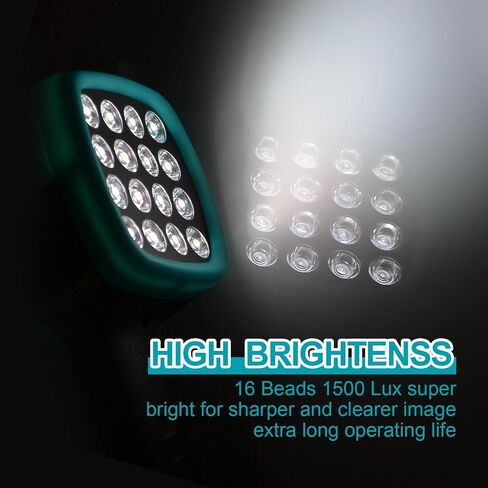 Digital Handheld Stroboscope 60-999,999 FPM/Hz Non Contact Strobe Tachometer, Adjustable Flash Rate LED RPM Meter with 0.001% High Accuracy for Motor, Fan, HVAC, Car, Industrial - RQ-DT100B in Saudi Arabia