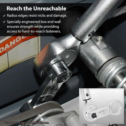FIRSTINFO F345532 1/2-inch Drive 1-1/4" Torque Adapter, 12-Point Box End with CR-V Construction in Saudi Arabia
