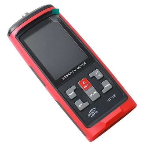 PM633C Portable Digital Vibration Meter, Measurement Analysis Mechanical Equipment Vibration Frequency, Motors, Generators, Pumps, Matches (30Hz-14KHz) ISO 10816 | 【5-in-1 Testing】 Measures vibration parameters and temperature. in Saudi Arabia