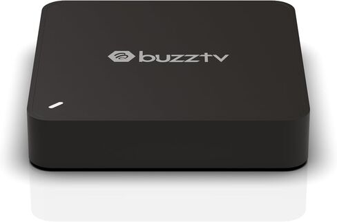 BuzzTV G-Series Google TV Set Top Box | 4GB RAM | 64GB Storage | AI Upscaling | Wi-Fi 6 | Gigabit Ethernet | Voice Remote in Kuwait