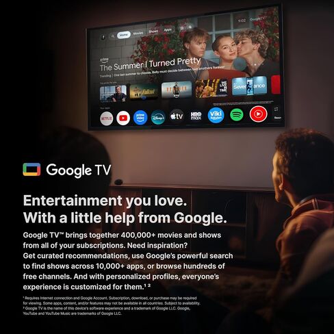 BuzzTV G-Series Google TV Set Top Box | 4GB RAM | 64GB Storage | AI Upscaling | Wi-Fi 6 | Gigabit Ethernet | Voice Remote in Kuwait