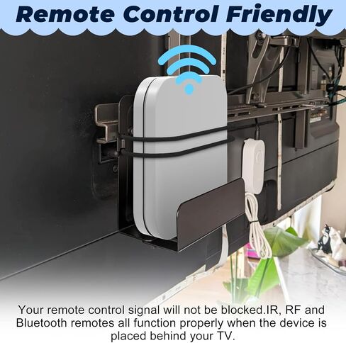 PS4 Wall Mount Cable Box Wall Mount Remote-Friendly Adjustable Cable Box Wall Mounts Compatible with Media Players, Cable Boxes, Modem Streaming Devices, Game Consoles & DVD Players in Kuwait