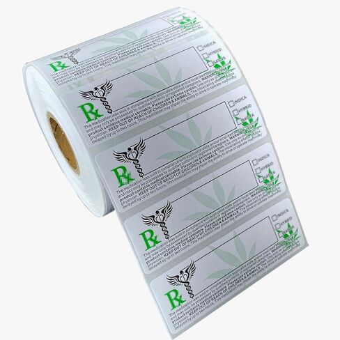 FirstZi 1000pcs 3x1 Inch Adhesive Paper Warning Identification Sticker Universal Packaging Labels for Storage Containers, Bins, Office & Home Organization in Kuwait