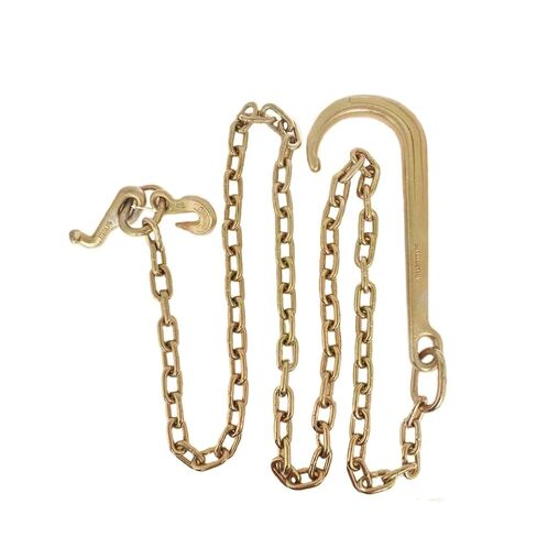 سلسلة السحب 5/16 X 8 FT Grade 70 15 J Hook T Hook لاستبدال محور هادم الاسترداد in Kuwait