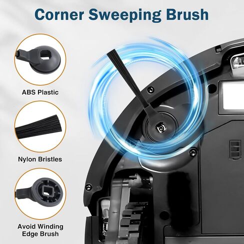 UR2650WS 19 Pack Replacement Part for Shark Matrix Plus 2-in-1 Robot Vacuum Cleaner, Includes Main Brush, HEPA Filter, Side Brush, Cleaning Tool in Kuwait