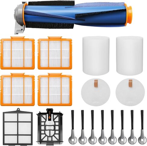 Replacement Parts for Shark AI AV2501S RV2502AE AV2501AE RV2520 AV2510 AV2511AE AV2610WA AV251WAXUS UR2500SR Robot Vacuum Cleaner Accessories Kits With Main Brush, Filters, Foam Filters, Side Brushes in Kuwait