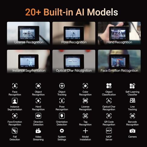 HUSKYLENS 2 Plus Kit - 6 Tops Edge AI Vision Sensor with 116.6° Wide-Angle Camera & WiFi Module for Arduino, ESP32, Raspberry Pi in Kuwait
