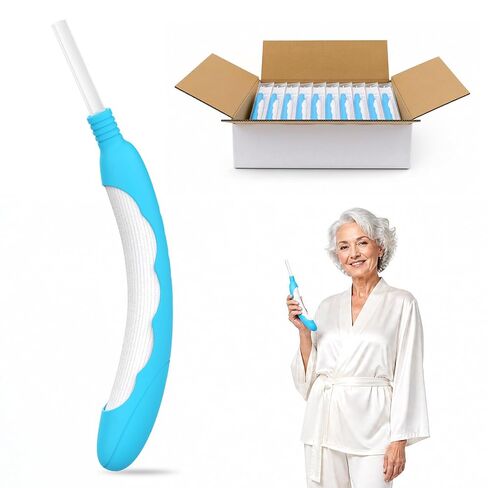 30 Pack Female External Catheters, Non-Invasive Design, Skin-Friendly Silicone Material, Leak-Proof Fit, Catheter Compatible with PureWick Urine Collection System in Kuwait