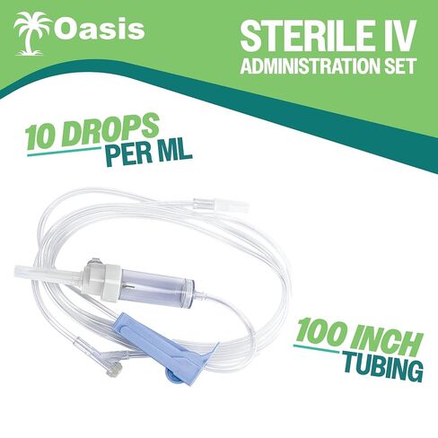 Oasis Universal IV Set, Veterinary Animal Use Only, 5 Pack in Kuwait