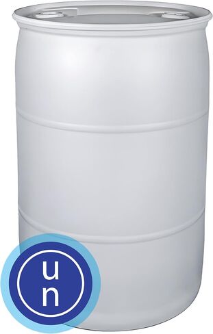 Air Sea Containers - 55 Gallon Drum Closed-Head UN Rated Poly Drum with Screw Cap & Rubber Ring - for Industrial, Commercial & Overseas Use in Kuwait