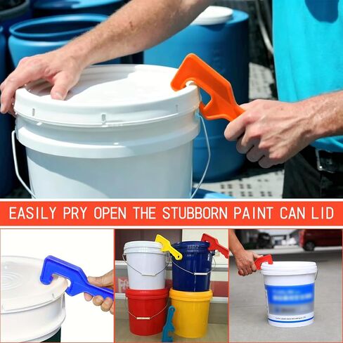 Bucket Opener,5 Gallon Bucket Opener,Bucket Lid Opener,Bucket Opener Tool 5 Gallon for Home, Office & Industrial Use,Safely Open Paint, Chemical & Food Storage Containers（3 Pack) in Kuwait