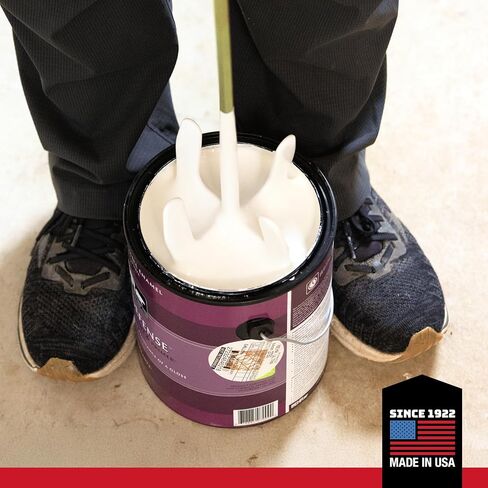 Mini Boomerang Mixer w/Pail Saver – Advance Equipment MFG Co. | Mixes 1+ Gallon of Mud, Paint, Mortar & More | Compact & Durable | Model BR38 | 100+ Years Family Owned USA Made in Kuwait
