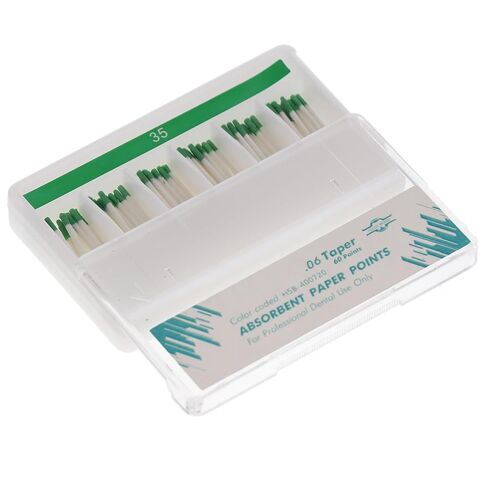 400720 HSB Absorbent Paper Points .06 Taper #35 60/Pk in Kuwait