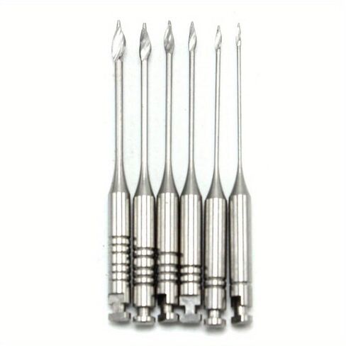 6Pcs/Pack MANI Style Peeso Reamers 1-6# Dental Endodontic Drill Gates Reamers Rotary Files 28mm Stainless Steel Engine Use (28mm Gates drills) in Kuwait