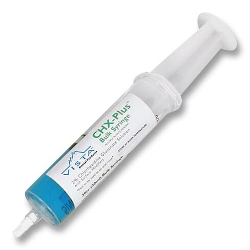 Vista Dental 503650 CHX Plus Bulk Syringe Root Canal Cleaner 30 mL in Kuwait