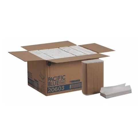 Georgia Pacific 20603 C-Fold Paper Towels Paper Band White 10¼ x 13¼ Sheets 240 ct/pk 10 Pk/Cs in Kuwait
