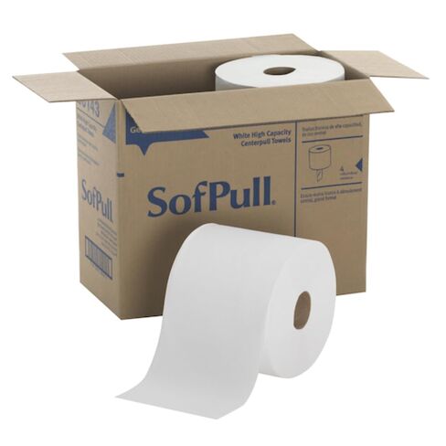 Georgia Pacific 28143 Premium High Capacity Centerpull Towels White 7.800 (W) x 14.800 (L) Sheets 567sht/rl 4 Rl/Cs in Kuwait