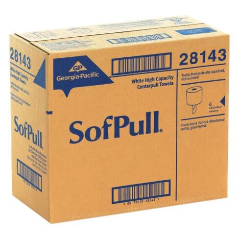 Georgia Pacific 28143 Premium High Capacity Centerpull Towels White 7.800 (W) x 14.800 (L) Sheets 567sht/rl 4 Rl/Cs in Kuwait