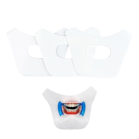 Disposable Dental Mouth Protection Pads, YOUYA DENTAL 100Pcs/Pack Dental Cloth Saliva Pads Towel Cheek Protection Pad Dental Face Gauze Mouth Mask Non Woven Mat for Dental Procedures Teeth Whitening in Kuwait