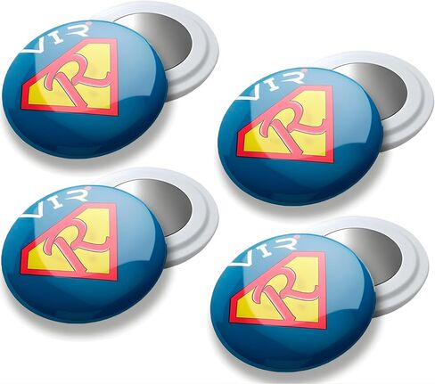 Pack of 4 Magnetic Race Bib Holders with Waterproof Pouch – 0.7 in Running Bib Magnets for Marathon, Triathlon & Trail – Secure No-Pin Bib Attachment (USA) in Kuwait