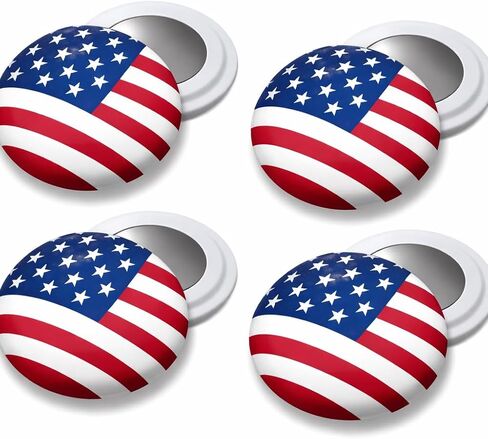 Pack of 4 Magnetic Race Bib Holders with Waterproof Pouch – 0.7 in Running Bib Magnets for Marathon, Triathlon & Trail – Secure No-Pin Bib Attachment (USA) in Kuwait