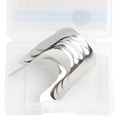 Dental Anterior Matrix Bands Curvature Matrix Bands for Proximal Anterior Restoration Materials Dentistry Oral Material（12Pcs） in Kuwait