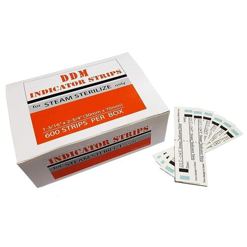 Plasdent IDS30-70 Indicator Strips Steam Sterilize 1 3/16 X 2.75 600/Pk in Kuwait