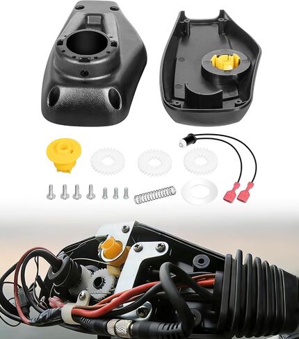 Top Cover Control Box Housing & Gear Kit Fits for Minn Kota Fortrex & Maxxum Trolling Motors - Complete Foot Control Repair Kit - Replaces Parts 2280202 & 2282500 in Kuwait