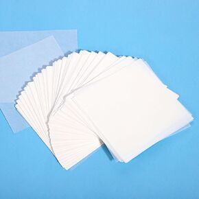 500 Pcs Weighing Paper, Laboratory Sample Weigh Papers 4 x 4 Inches Non Absorbing, Non Stick High Gloss Weigh Papers Cellulose Weighings Paper for Scale Measurement Samples Transfer in Kuwait