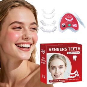 Veneers Teeth for Women and Men, Tooth Temporary Replacement Kit, Nature and Comfortable-3 in Kuwait